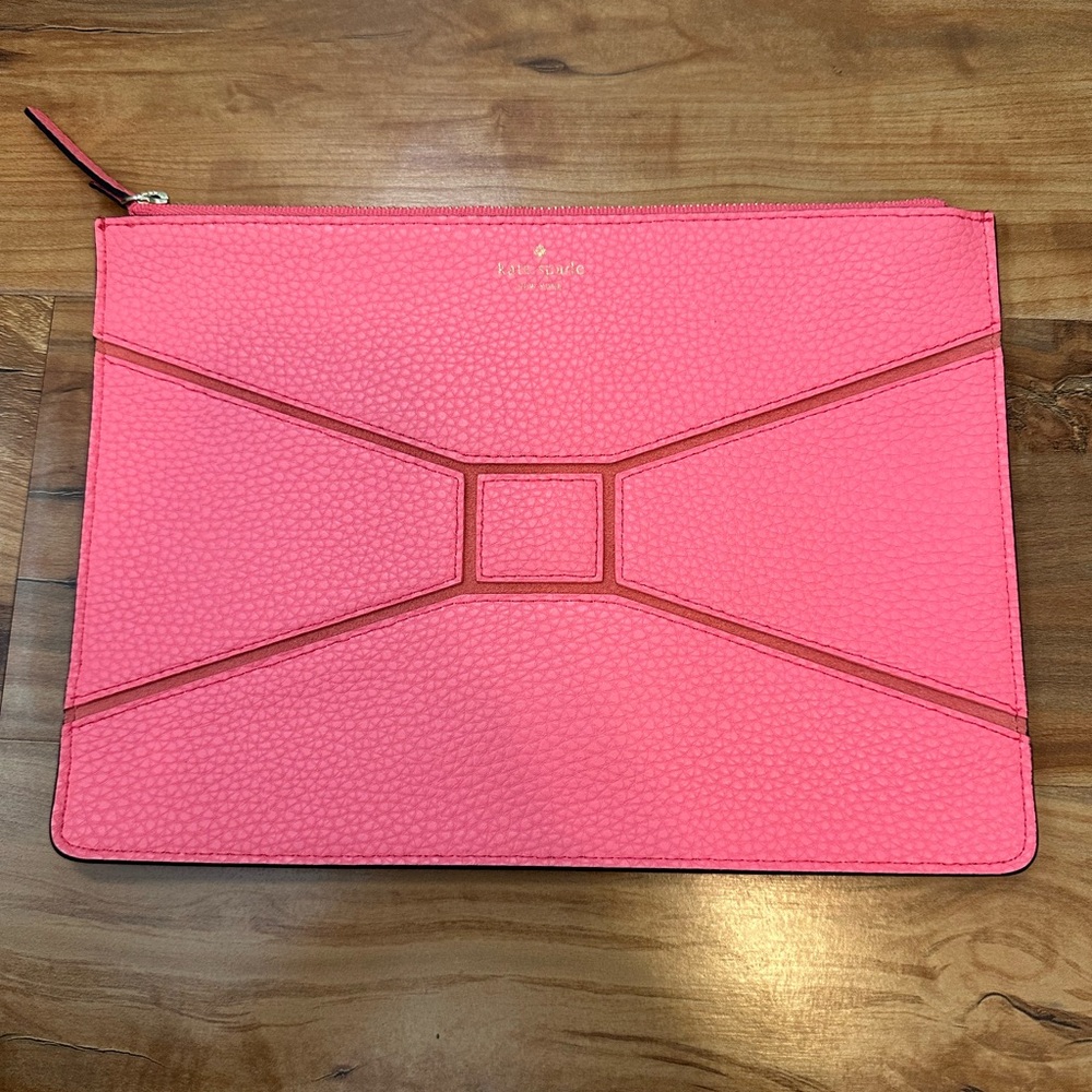 Kate Spade Bridge Place Gia Pebbled Leather Pouch/Clutch